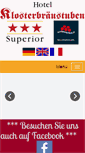 Mobile Screenshot of klosterbraeustuben.de